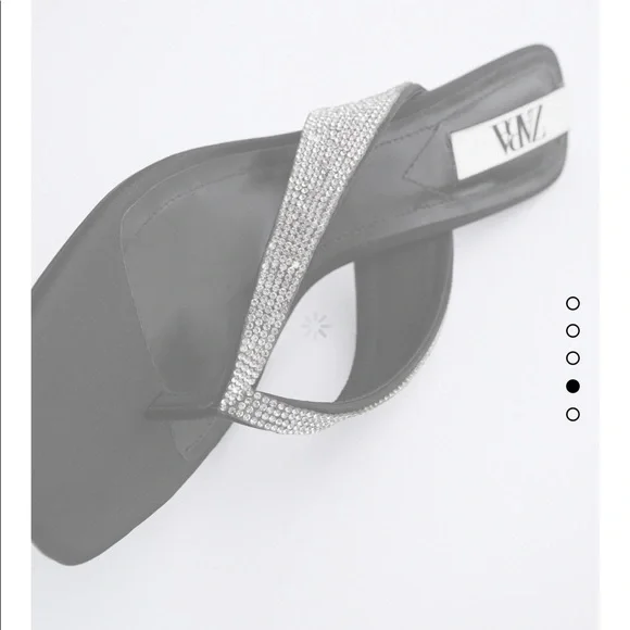 Zara sparkly sandals bloggers favorite - Picture 8 of 10
